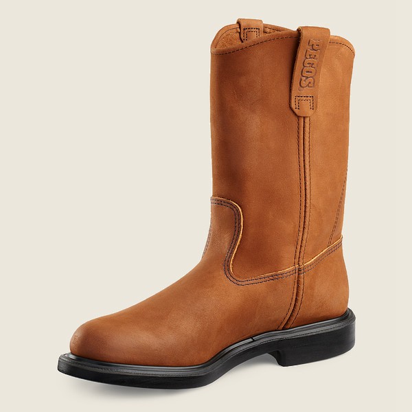 Botas de Trabajo Red Wing Hombre Marrom - Supersole® - 11-Inch Soft Toe Pull-On - 427-OHDKEY
